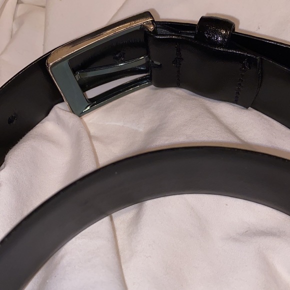 Leather belt black size 36 - Picture 6 of 17